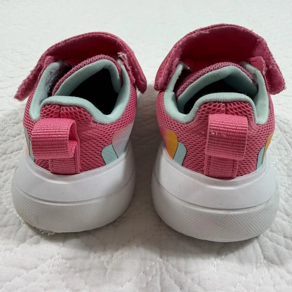 Kids Adidas Minnie Mouse Pink Running Shoes Size 7.5K‎ Toddler Girls
